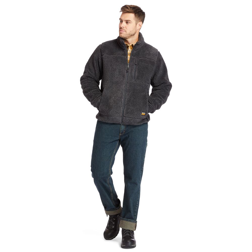 Timberland Mens Jackets PRO® Frostwall Fleece - Dark Grey - India ES5729480